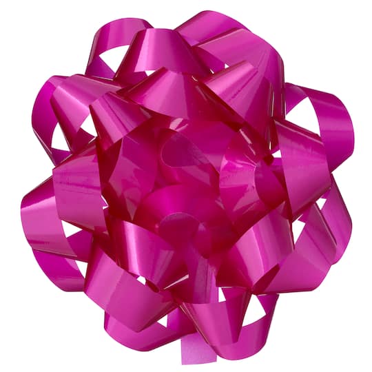 5.75" Pink Beauty Lacquer Gift Bow by Celebrate It™